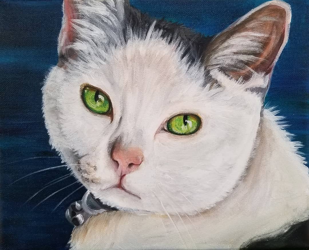 Hand Painted Pet Portrait