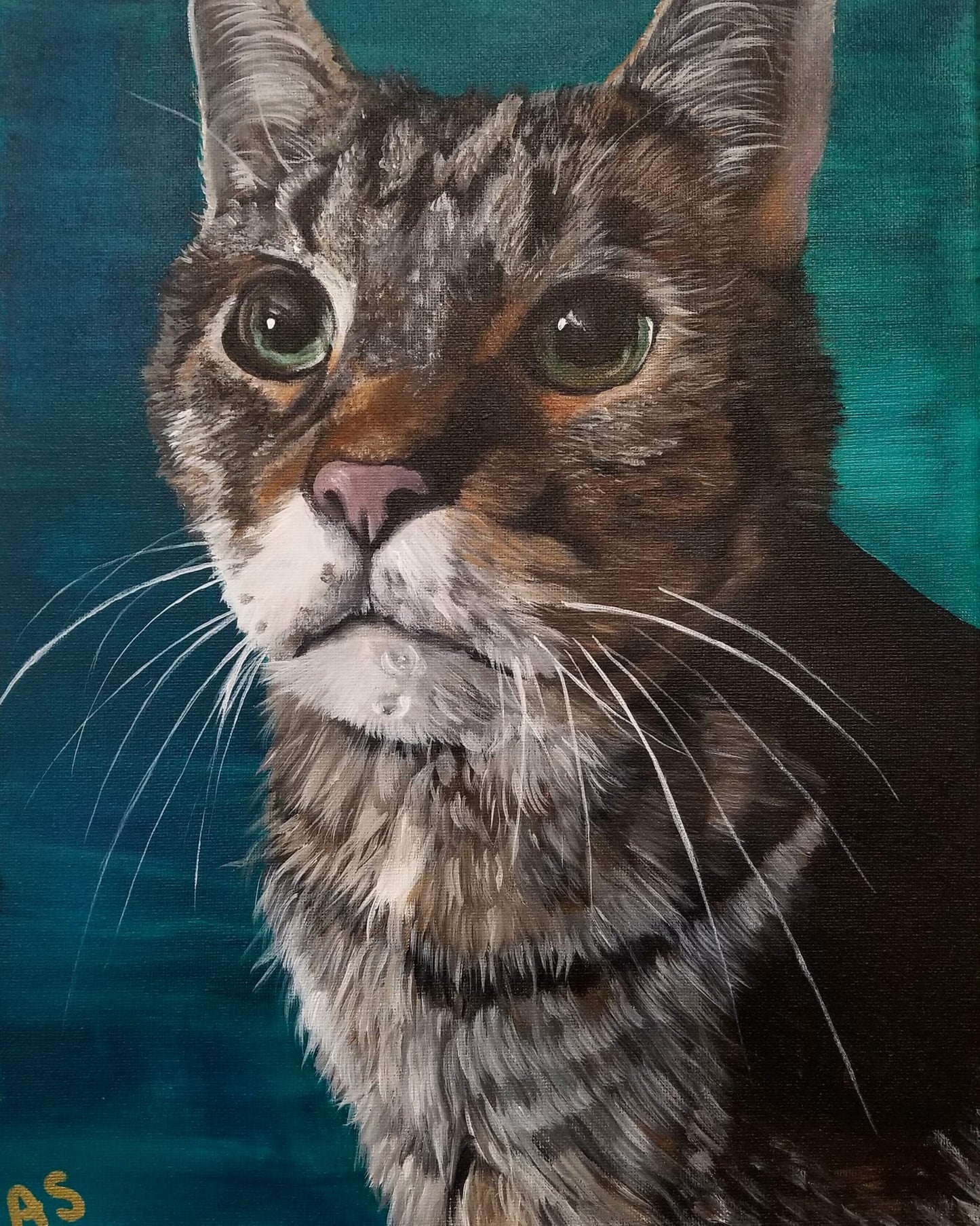 Hand Painted Pet Portrait