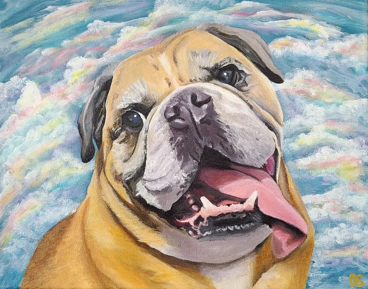 Hand Painted Pet Portrait