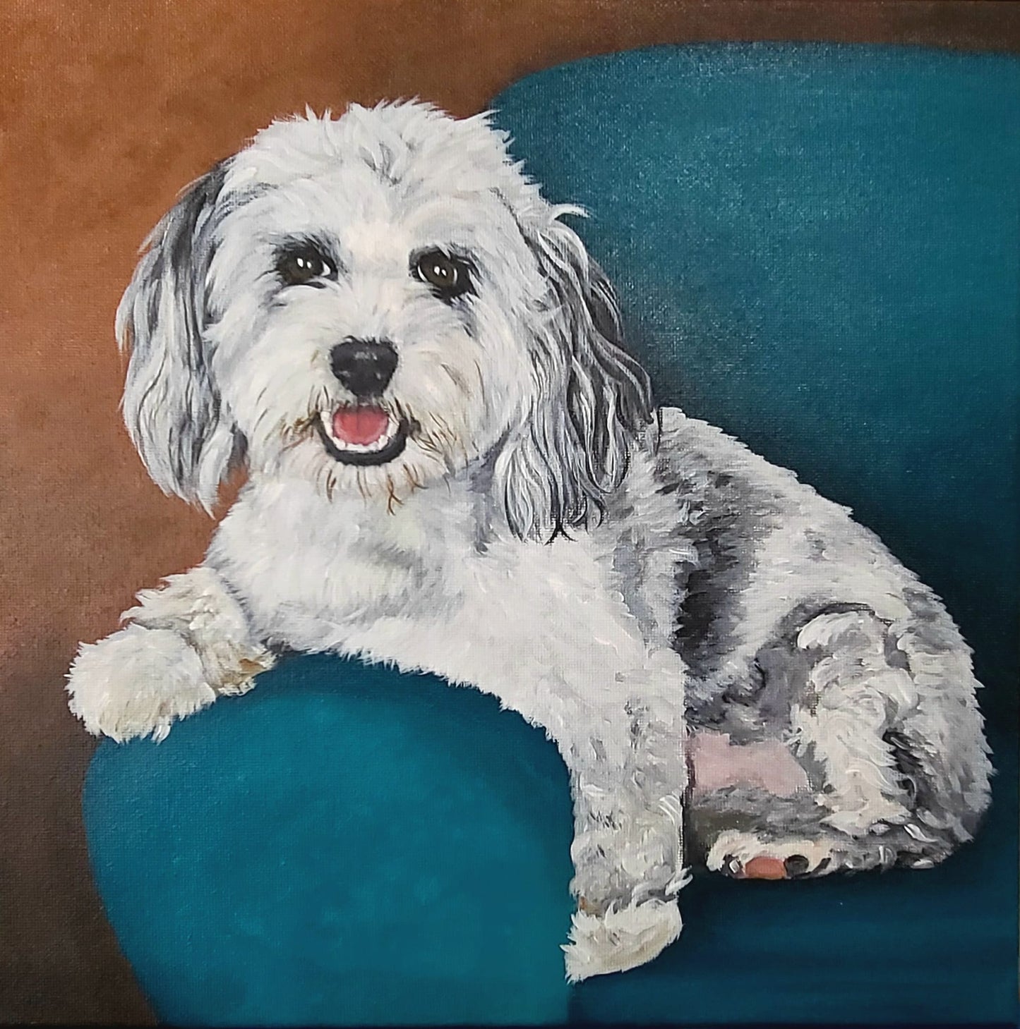 Hand Painted Pet Portrait