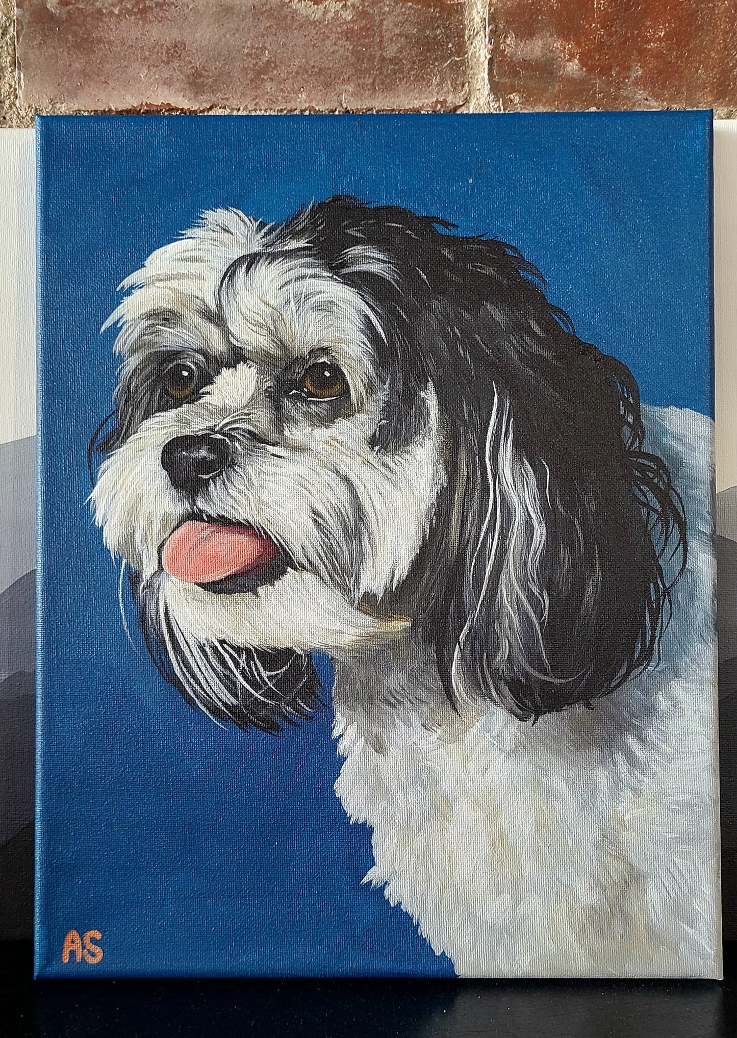 Hand Painted Pet Portrait