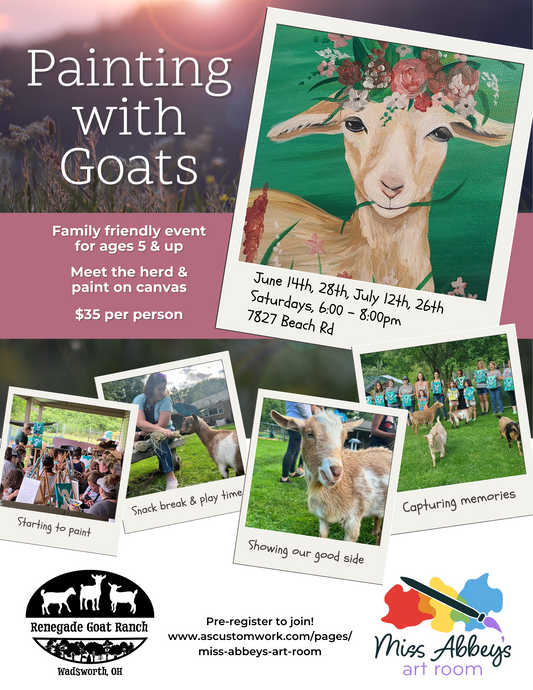 Painting with Goats